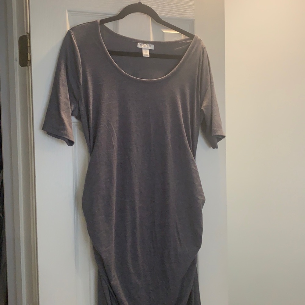 Motherhood maternity grey maxi dress